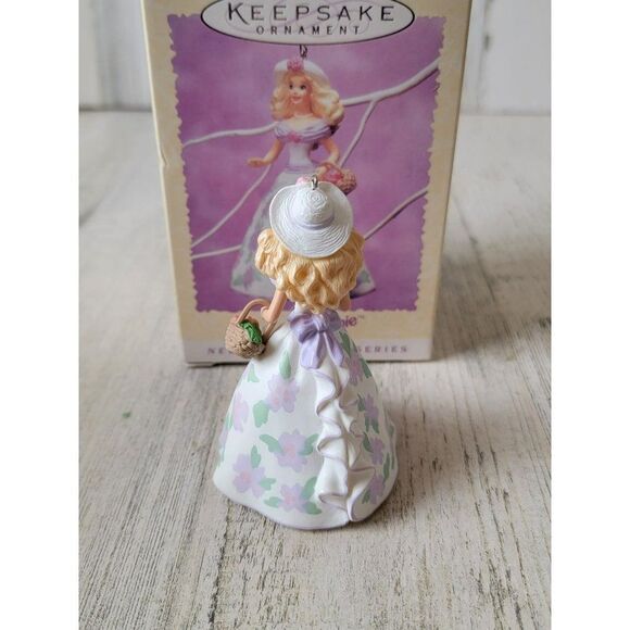 Hallmark Springtime Barbie 1995 ornament Xmas Decor Easter - Picture 4 of 6